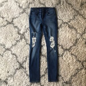 Distressed denim J Brand skinny jeans